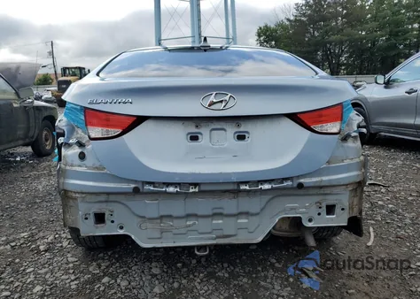 2013 Hyundai Elantra Gls из США, поврежденный, VIN KMHDH4AE8DU710351